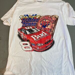 Vintage Bud Racing Tee with Red #8 Car
